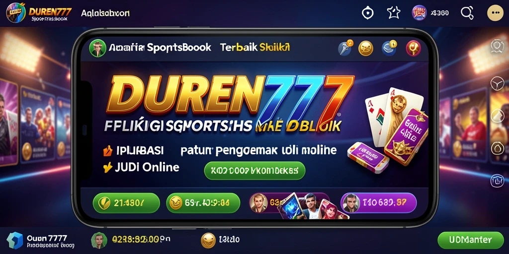 Tampilan menarik dari gameplay aplikasi sportsbook DUREN777.