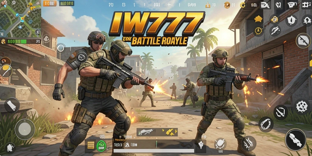 Tampilan gameplay IW777 yang menyenangkan dan kompetitif di medan perang.