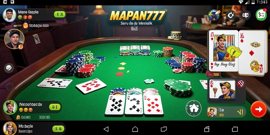 Tampilan gameplay Gaple yang seru dan interaktif.