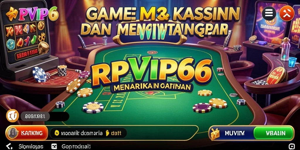 Screenshot utama RPVIP6 menampilkan gameplay Kasino yang mendebarkan.